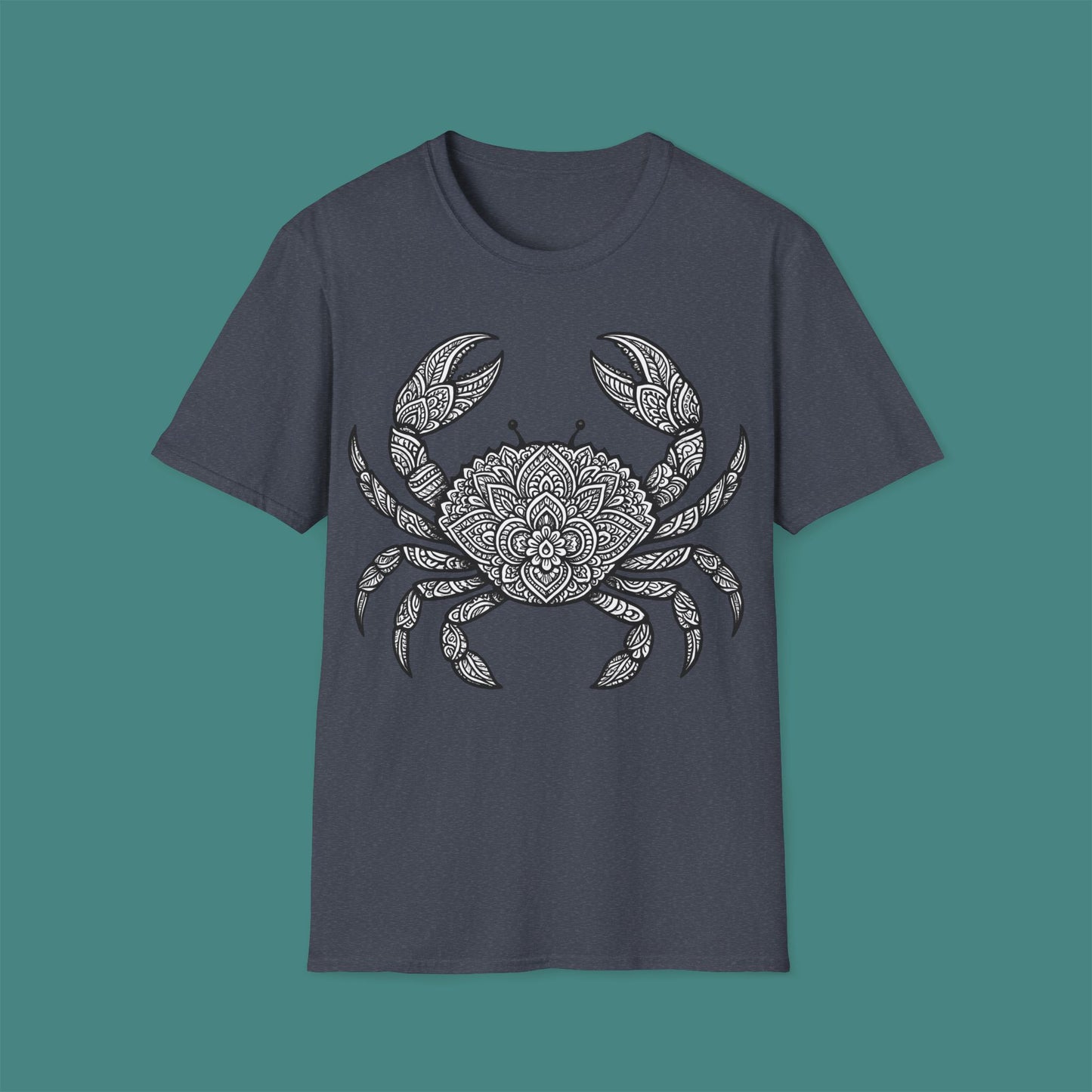 Intricate Mandala Crab Unisex T-Shirt