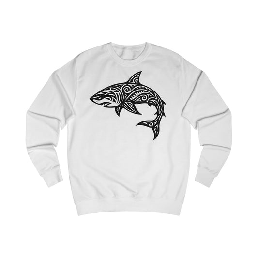 Tribal Tattoo Shark Unisex Sweatshirt