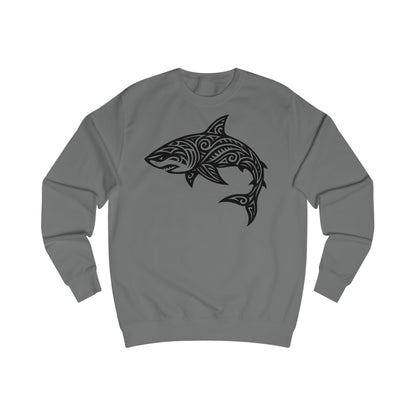 Tribal Tattoo Shark Unisex Sweatshirt