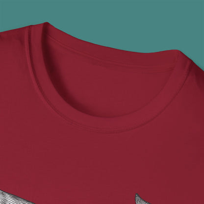 Vintage Etching Whale Unisex T-Shirt