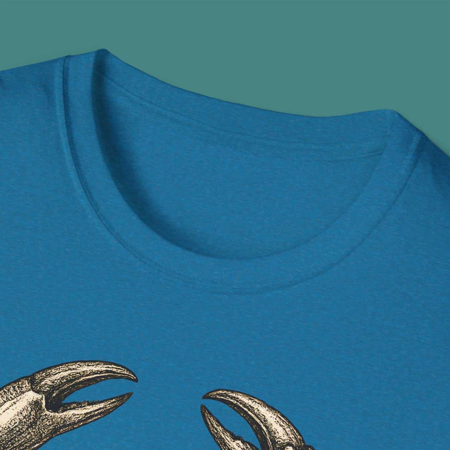Vintage Etching Crab Unisex T-Shirt