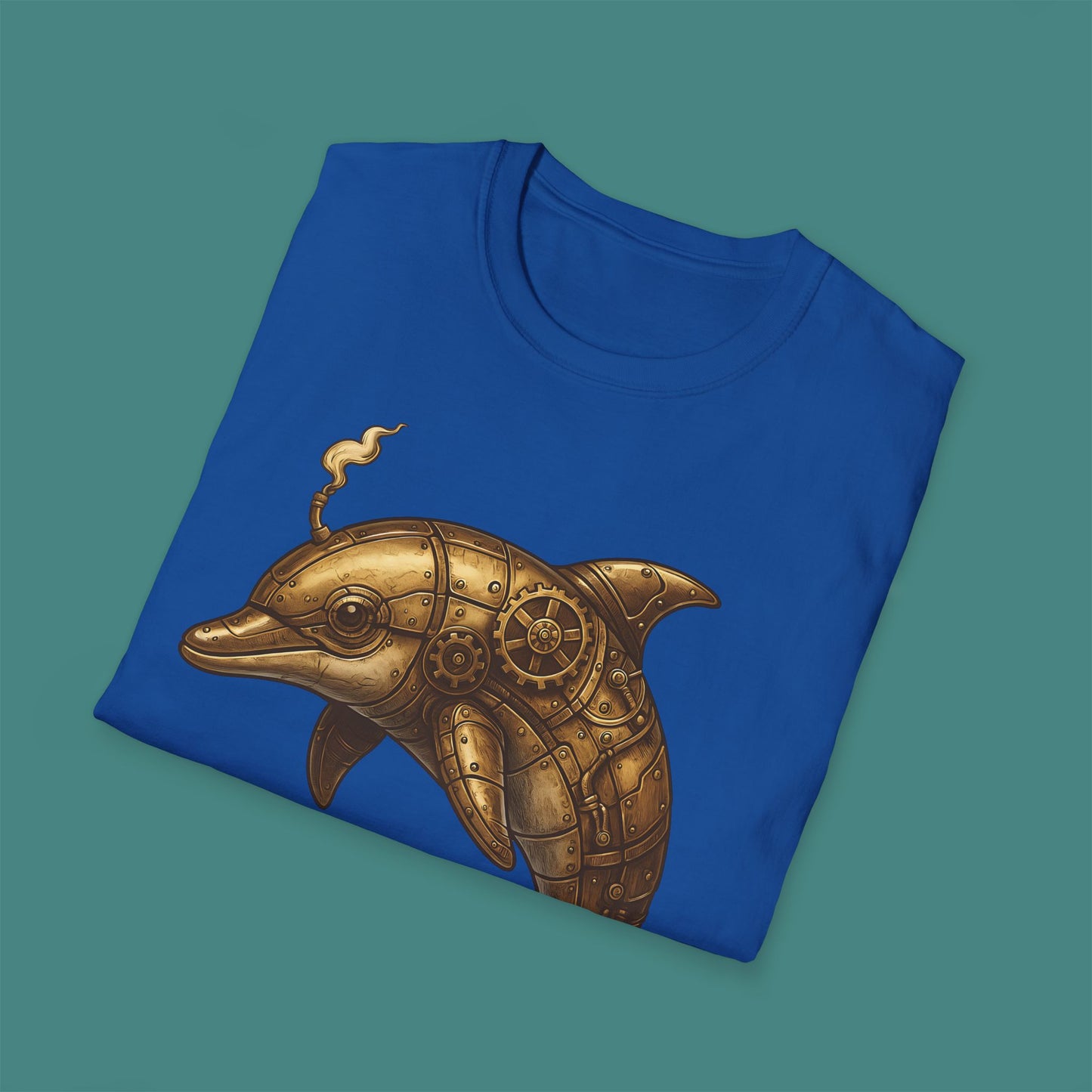 Steampunk Mechanical Dolphin Unisex T-Shirt