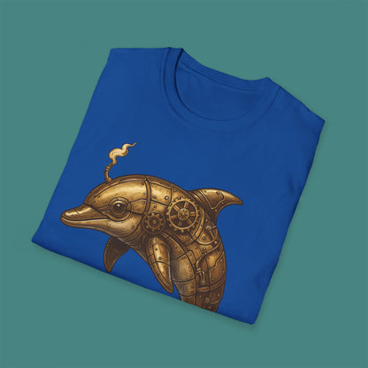 Steampunk Mechanical Dolphin Unisex T-Shirt