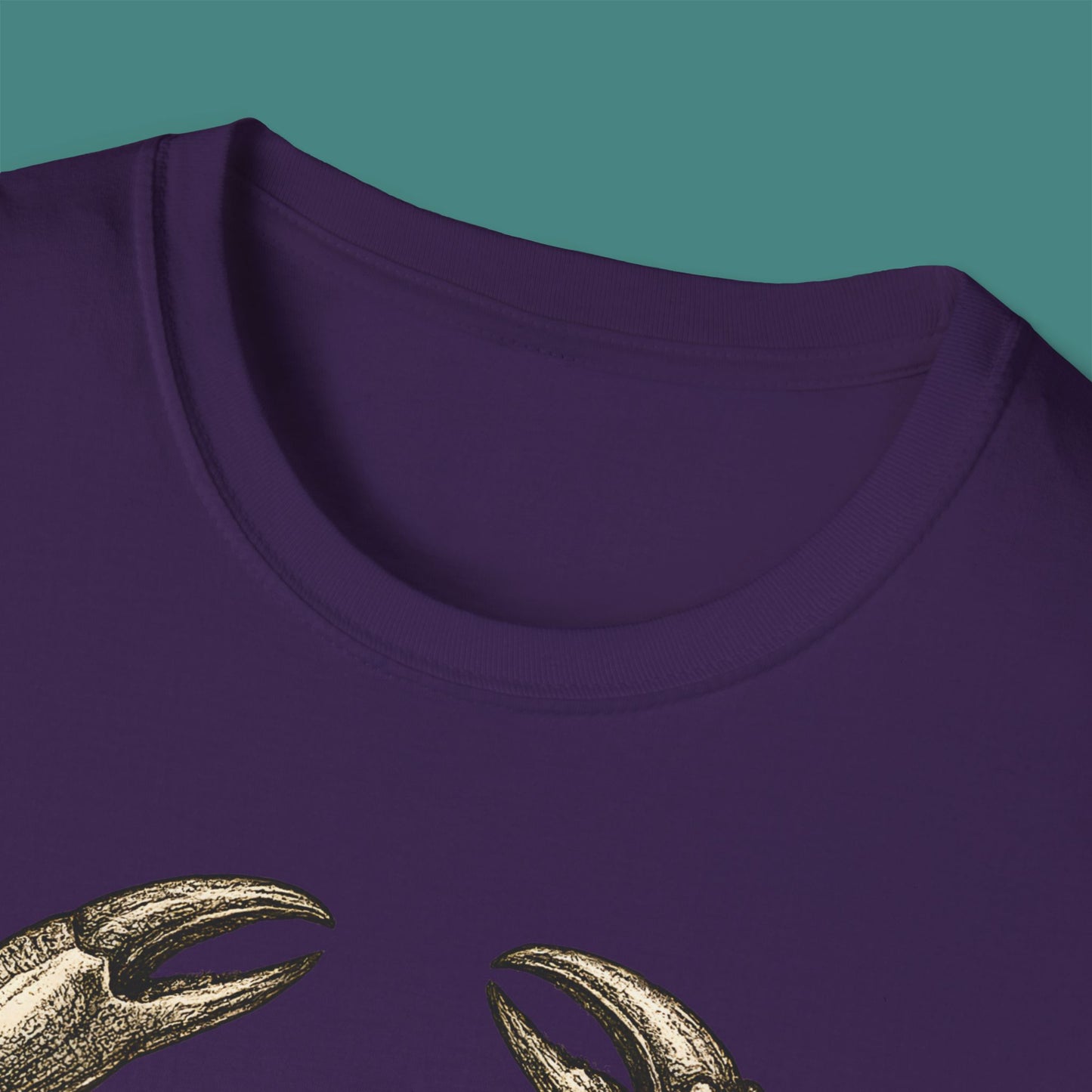Vintage Etching Crab Unisex T-Shirt