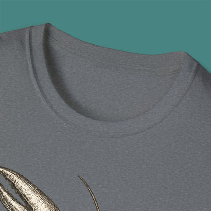 Vintage Etching Lobster Unisex T-Shirt