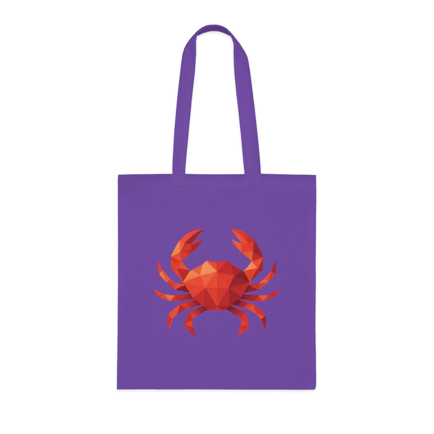 Geometric Polygon Crab Tote Bag