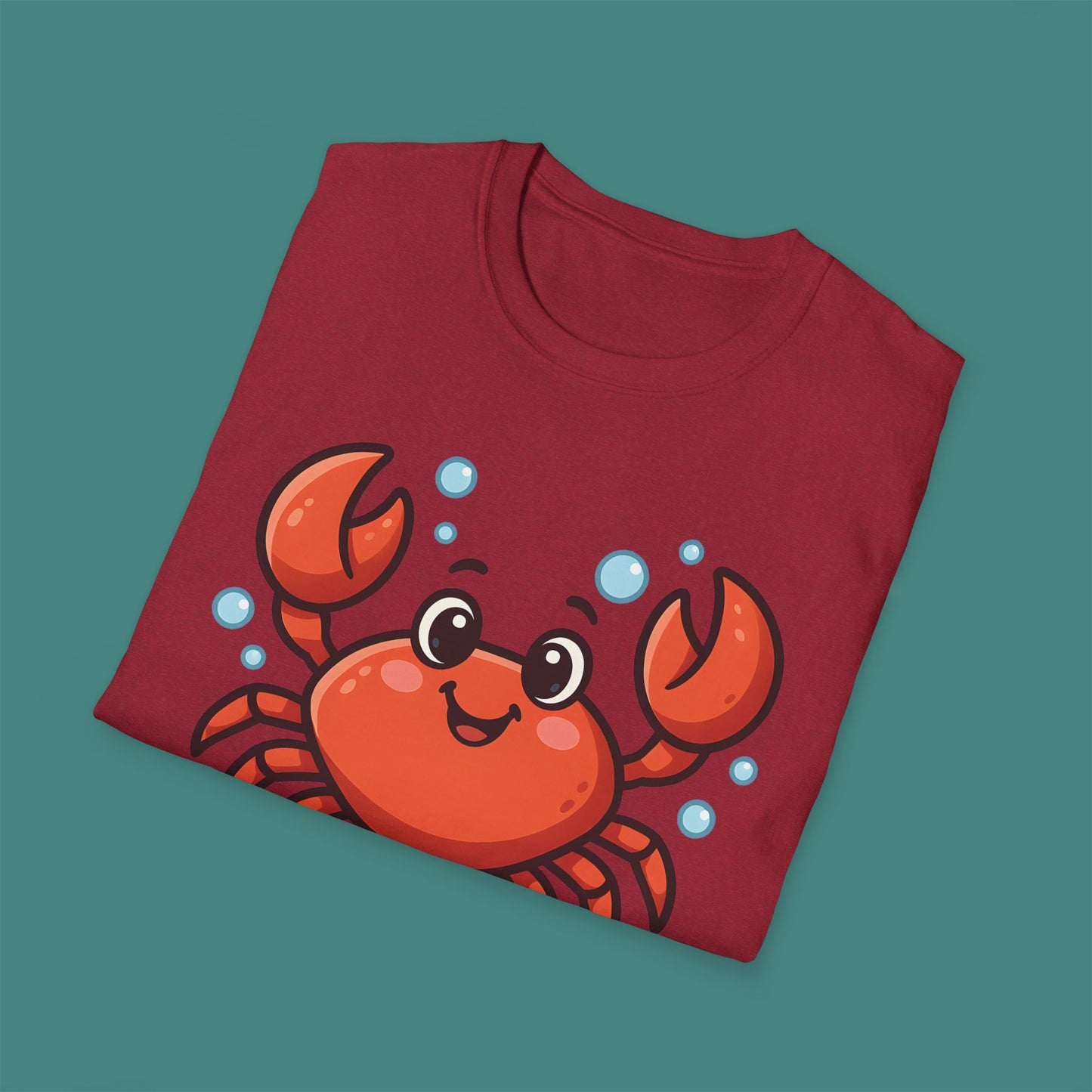 Cartoon Cute Crab Unisex T-Shirt