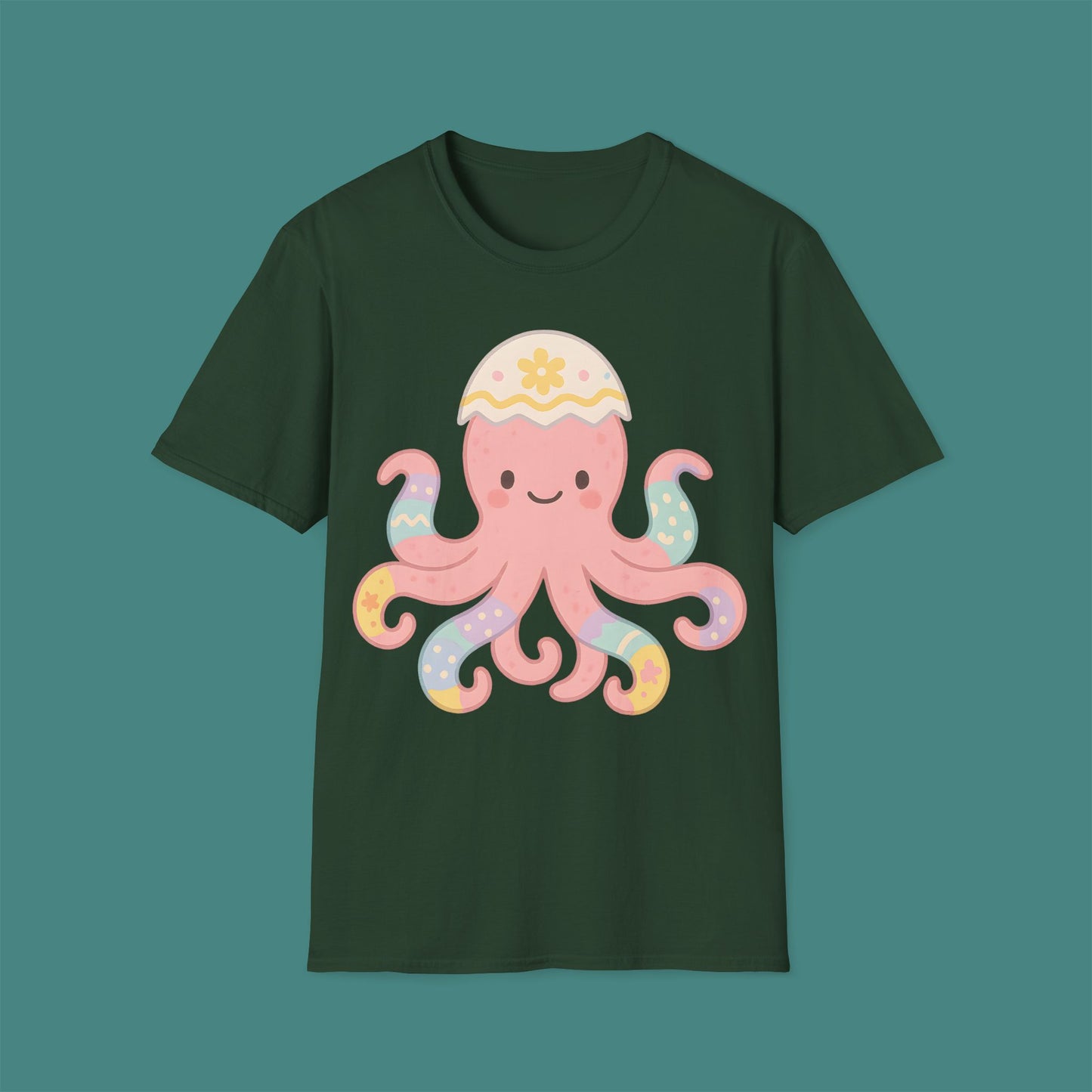 Easter Octopus Unisex T-Shirt