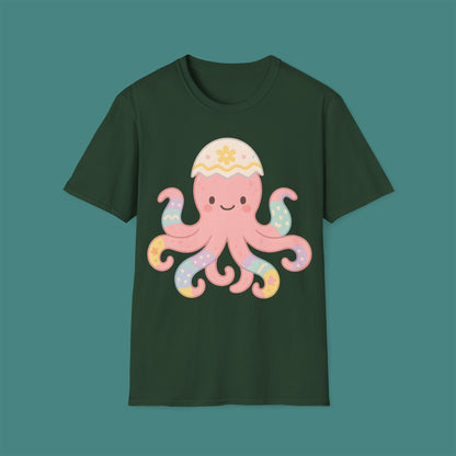 Easter Octopus Unisex T-Shirt