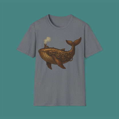 Steampunk Mechanical Whale Unisex T-Shirt