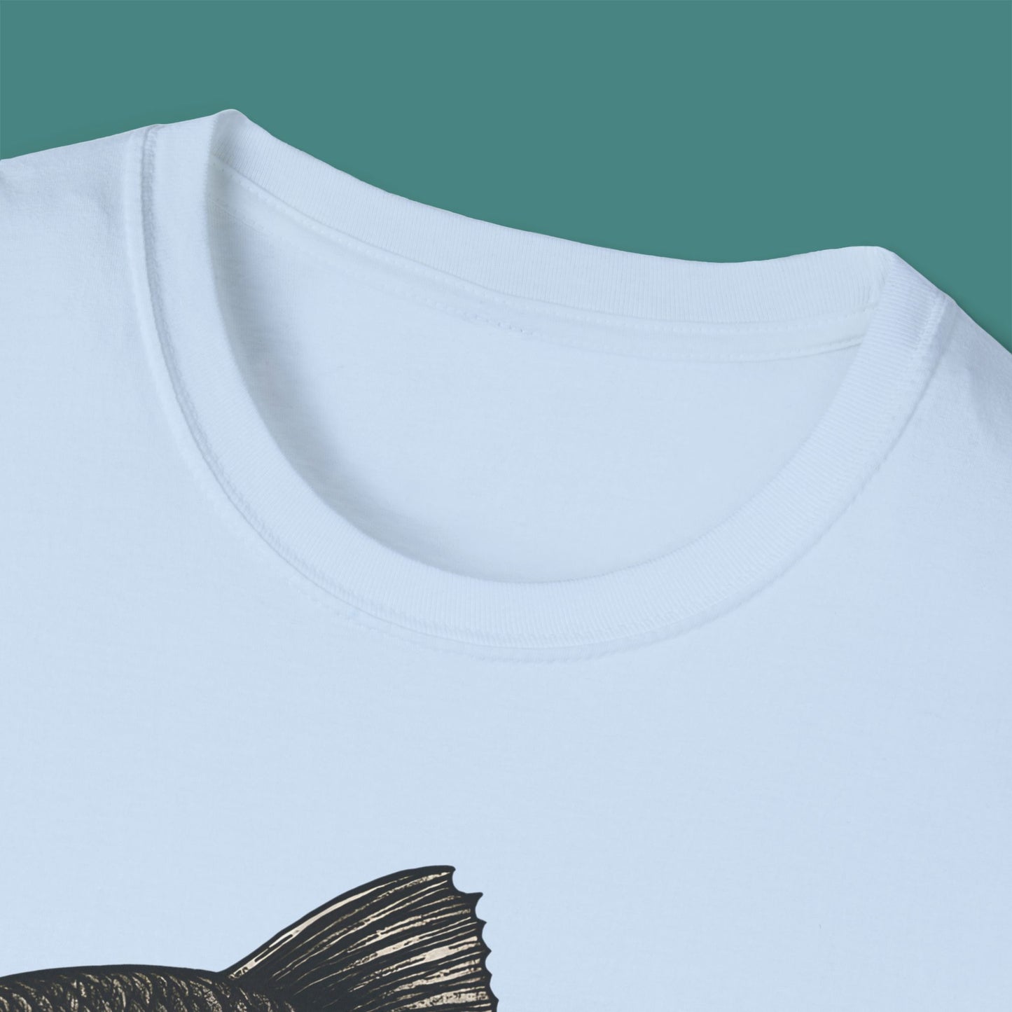 Vintage Etching Fish Unisex T-Shirt