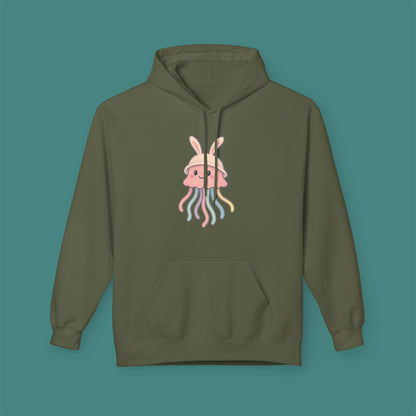 Easter Jellyfish Fleece Unisex Hoodie