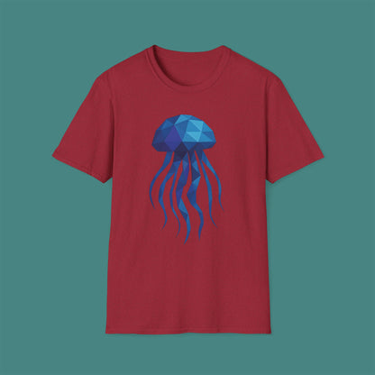 Geometric Polygon Jellyfish Unisex T-Shirt