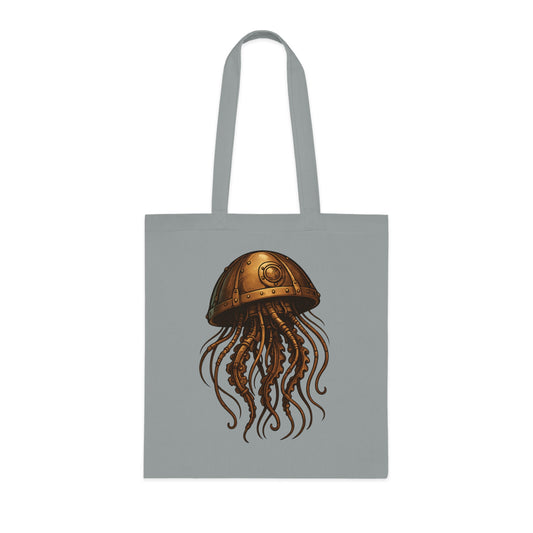 Steampunk Mechanical Jellyfish Tote Bag