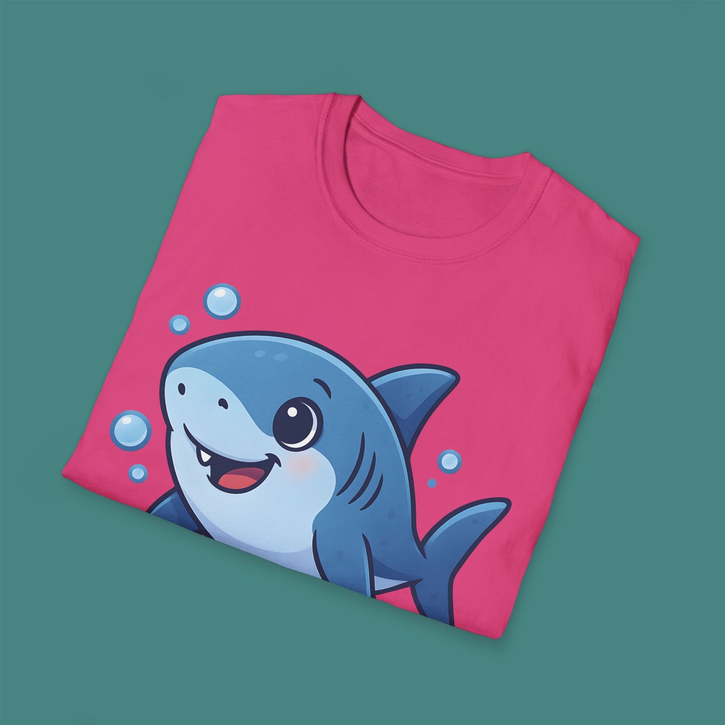Cartoon Cute Shark Unisex T-Shirt