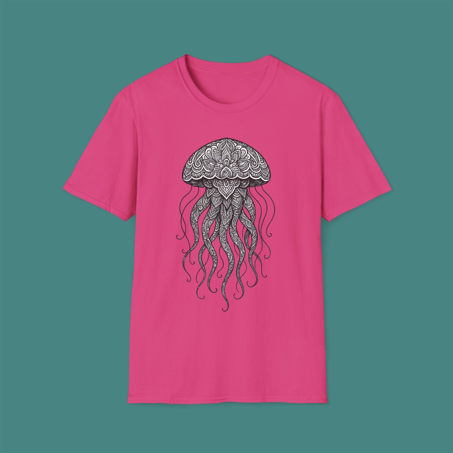 Intricate Mandala Jellyfish Unisex T-Shirt