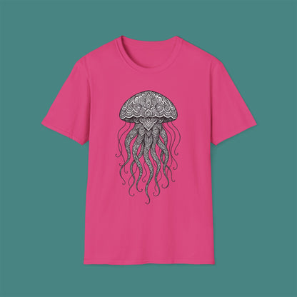 Intricate Mandala Jellyfish Unisex T-Shirt