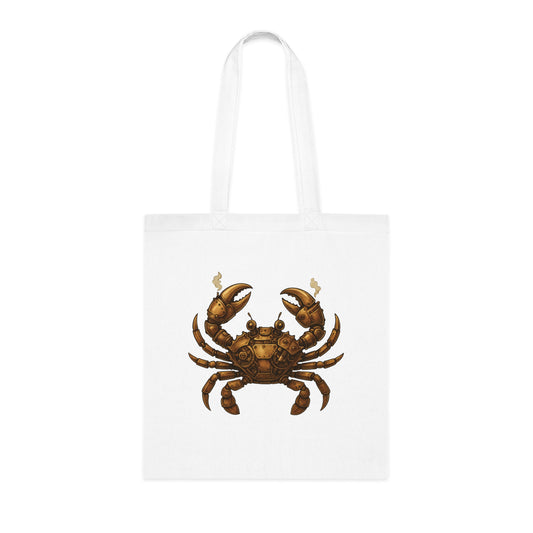 Steampunk Mechanical Crab Tote Bag