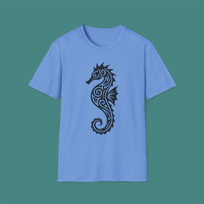 Tribal Tattoo Seahorse Unisex T-Shirt