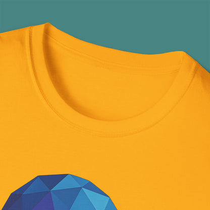 Geometric Polygon Jellyfish Unisex T-Shirt