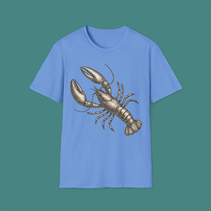 Vintage Etching Lobster Unisex T-Shirt