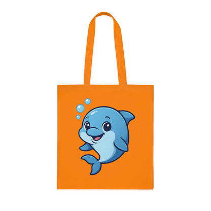 Cartoon Cute Dolphin Tote Bag