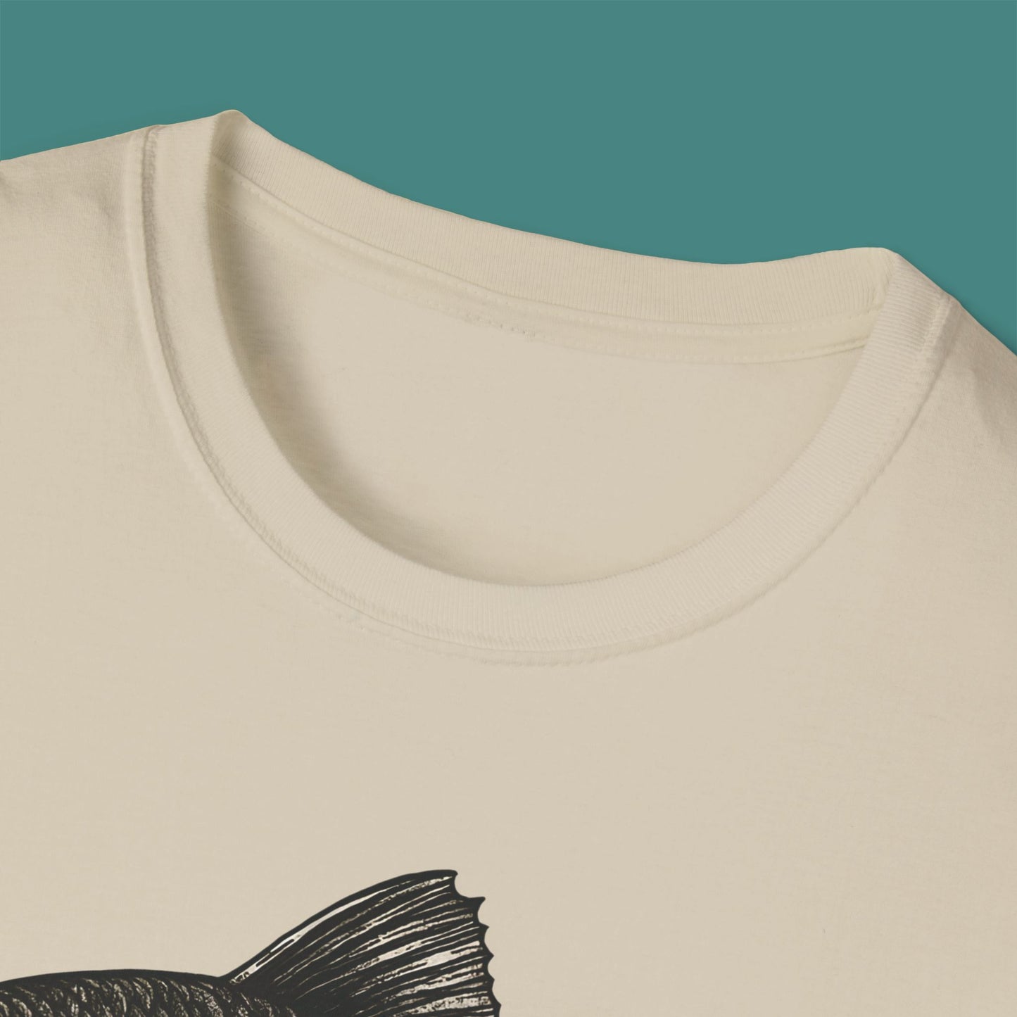 Vintage Etching Fish Unisex T-Shirt