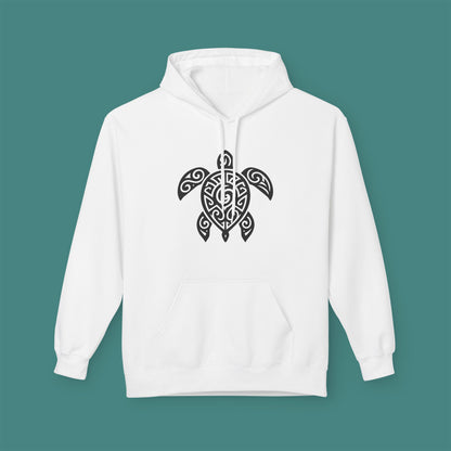 Tribal Tattoo Turtle Fleece Unisex Hoodie