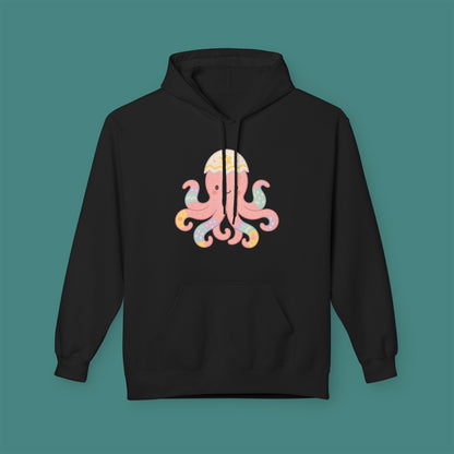 Easter Octopus Fleece Unisex Hoodie