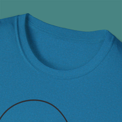Minimalist Line Art Jellyfish Unisex T-Shirt