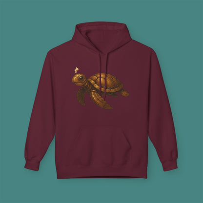 Steampunk Mechanical Turtle Fleece Unisex Hoodie