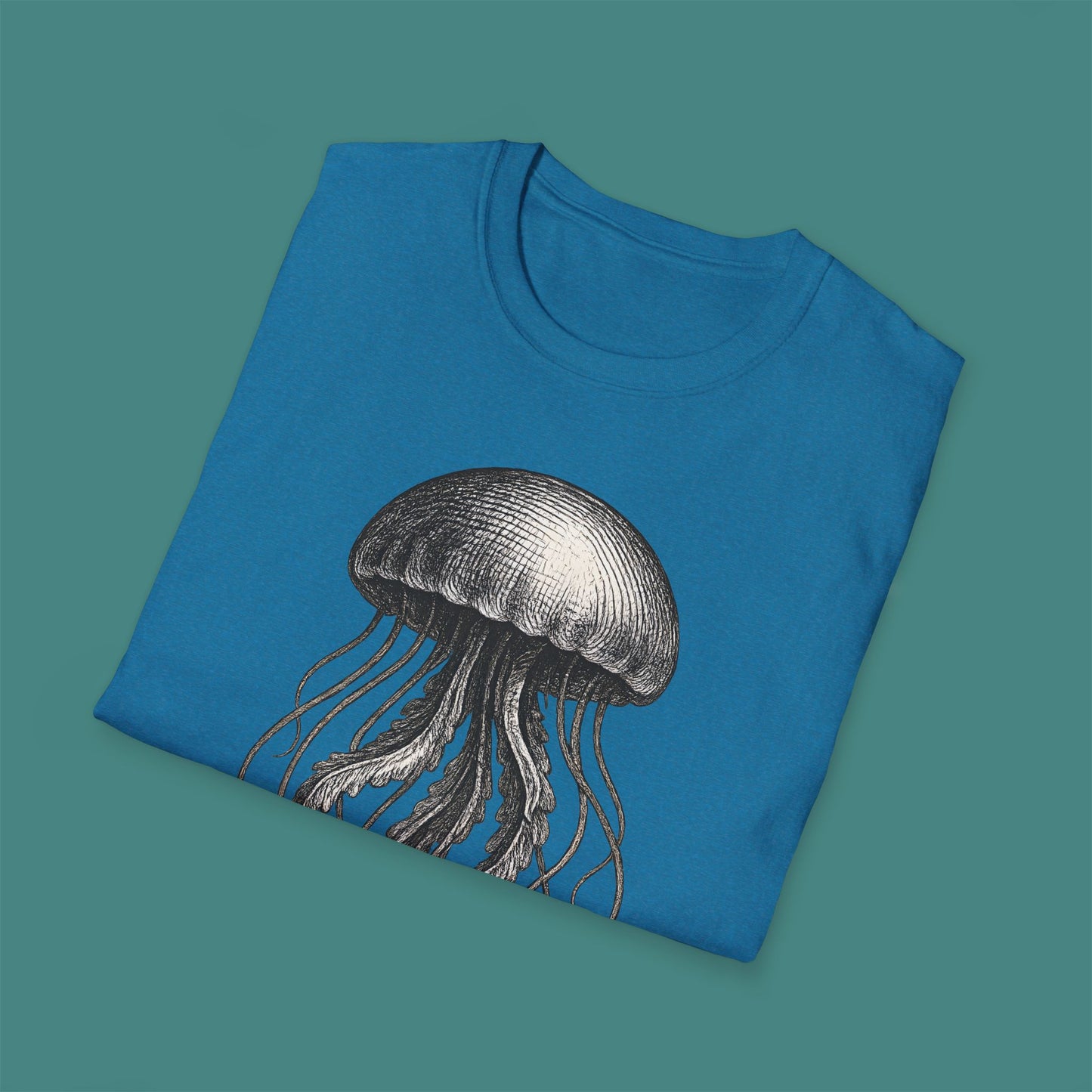 Vintage Etching Jellyfish Unisex T-Shirt