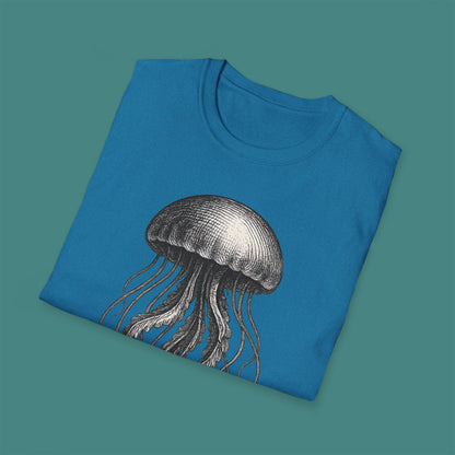Vintage Etching Jellyfish Unisex T-Shirt