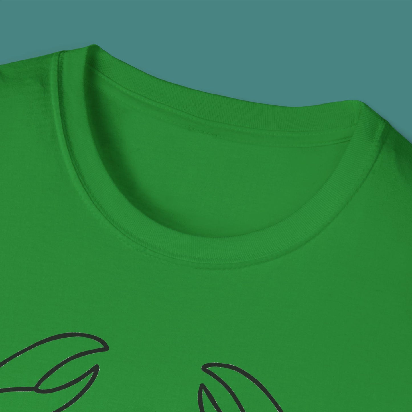 Minimalist Line Art Crab Unisex T-Shirt