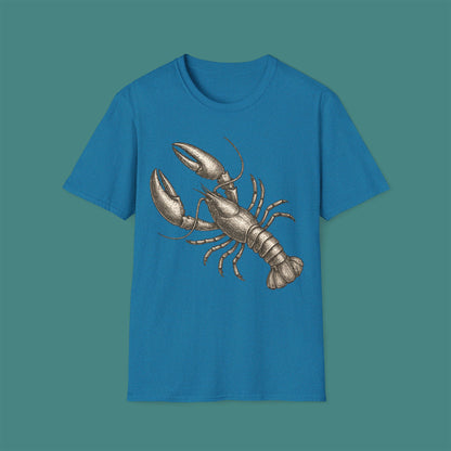 Vintage Etching Lobster Unisex T-Shirt