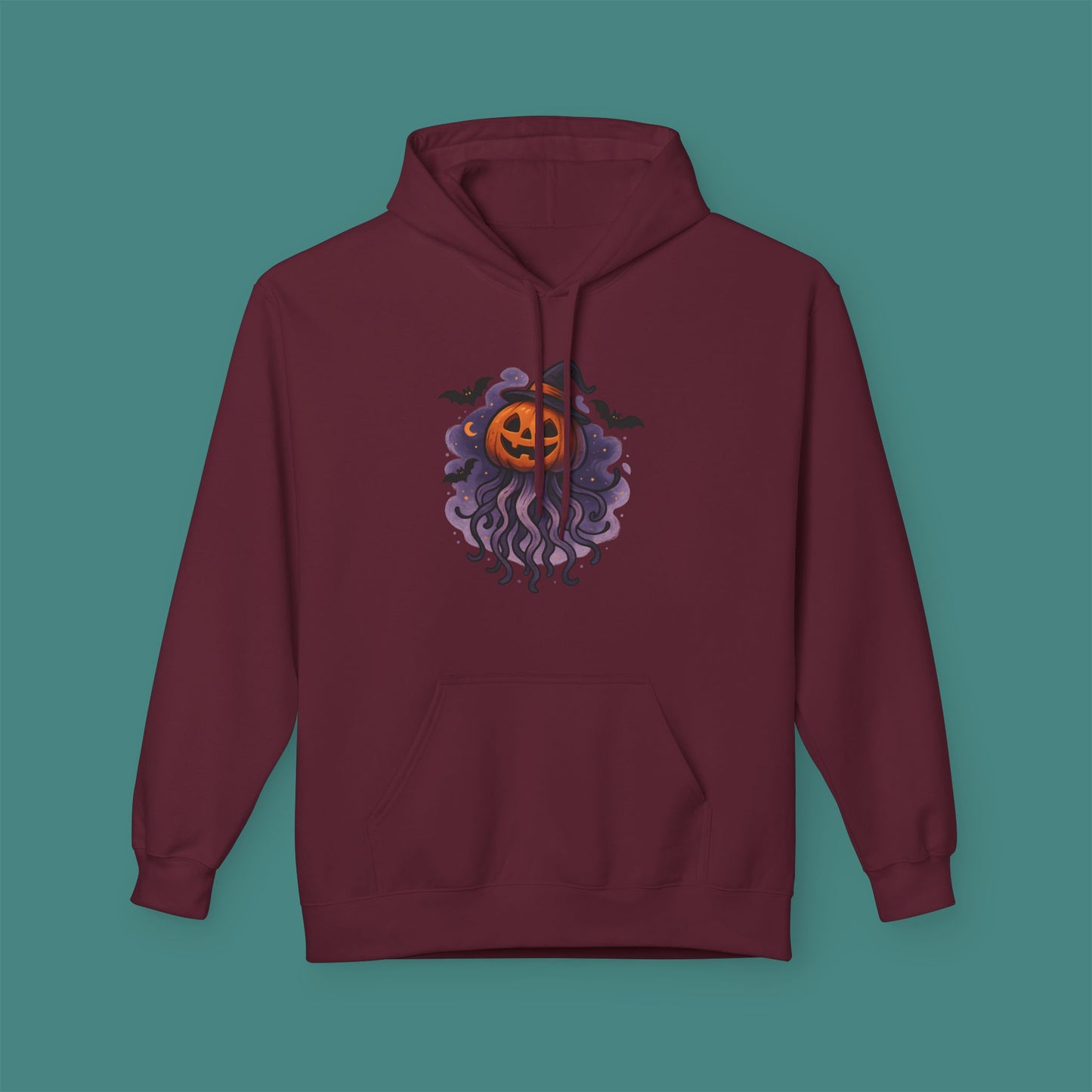 Halloween Jellyfish Fleece Unisex Hoodie