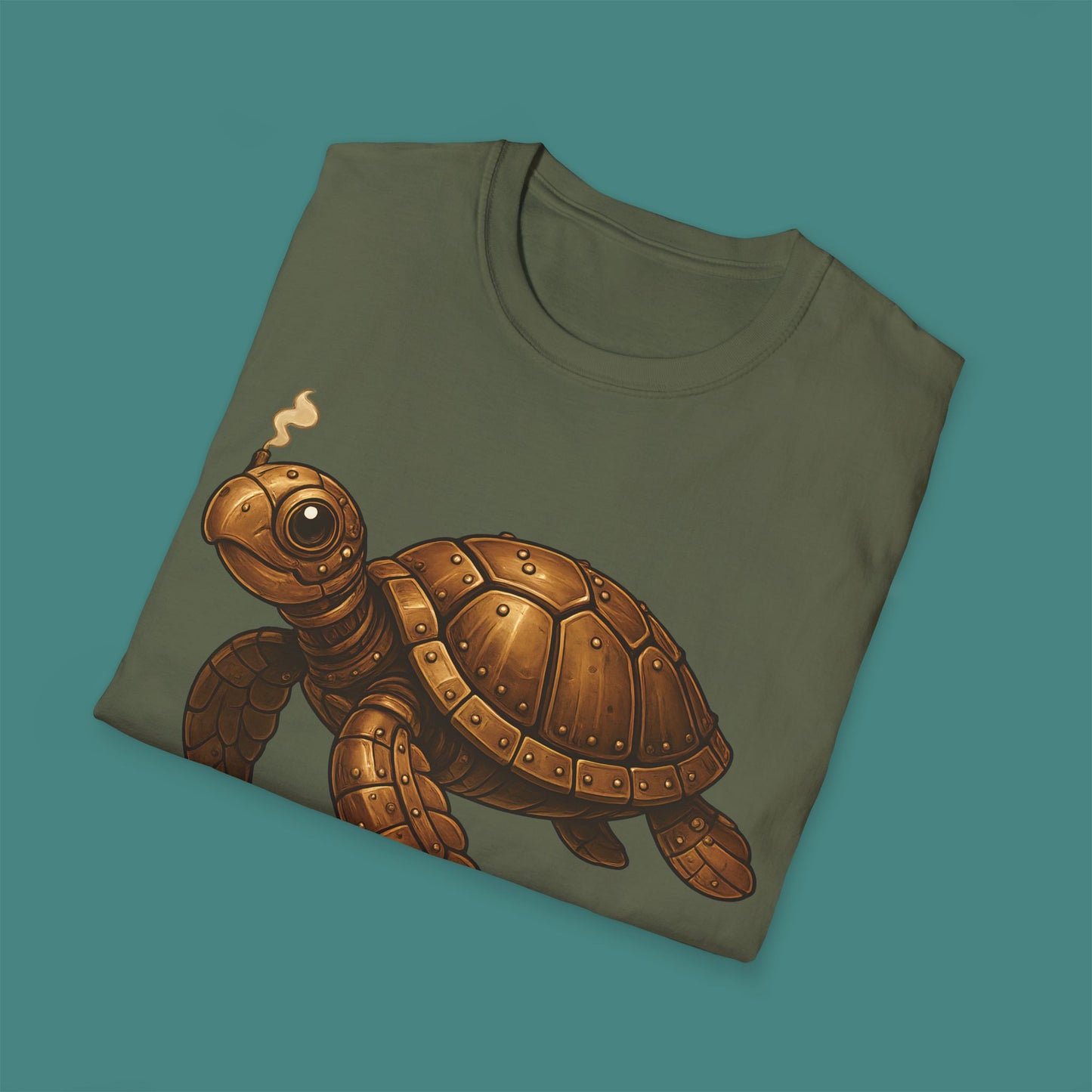 Steampunk Mechanical Turtle Unisex T-Shirt