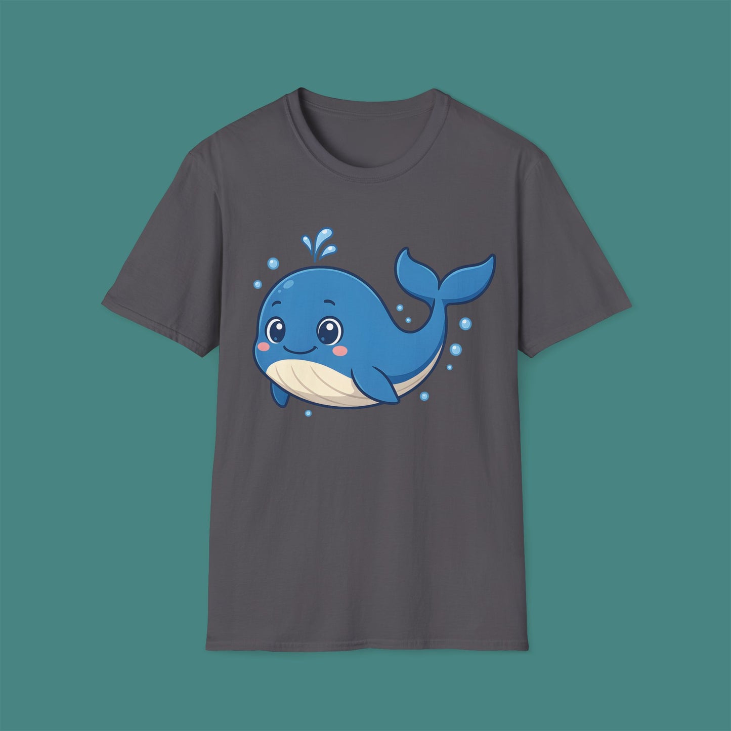Cartoon Cute Whale Unisex T-Shirt