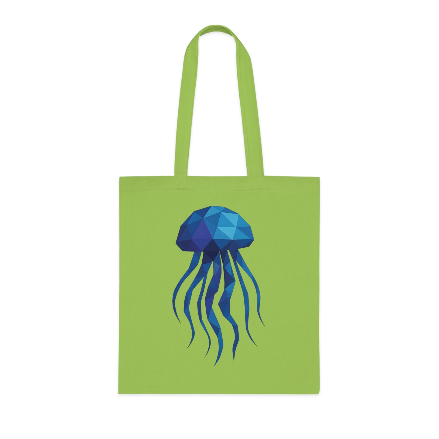 Geometric Polygon Jellyfish Tote Bag