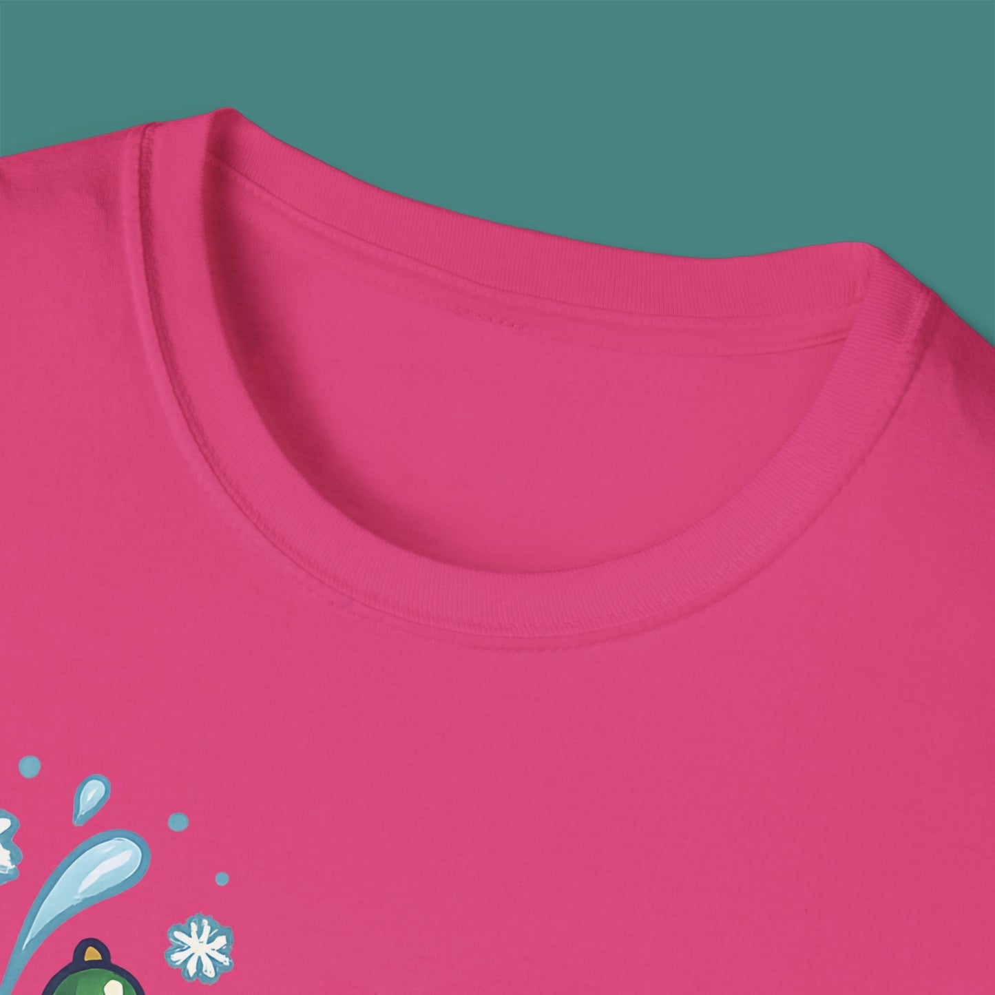 Christmas Whale Unisex T-Shirt