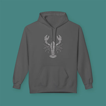 Intricate Mandala Lobster Fleece Unisex Hoodie