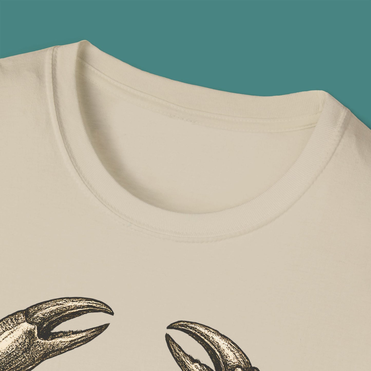 Vintage Etching Crab Unisex T-Shirt