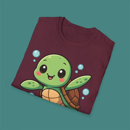 Cartoon Cute Turtle Unisex T-Shirt