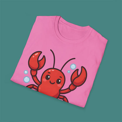 Cartoon Cute Lobster Unisex T-Shirt
