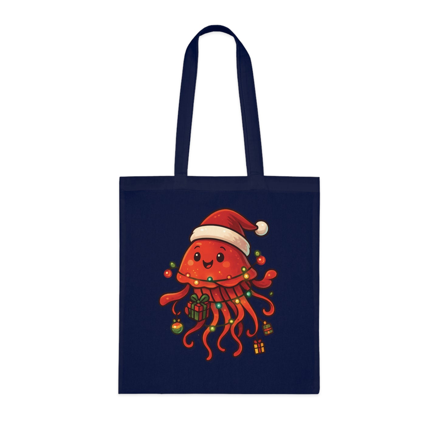 Christmas Jellyfish Tote Bag
