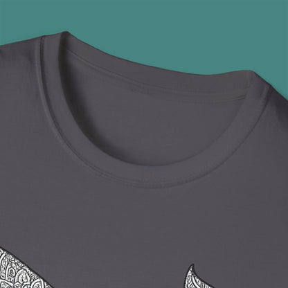 Intricate Mandala Whale Unisex T-Shirt