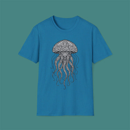 Intricate Mandala Jellyfish Unisex T-Shirt