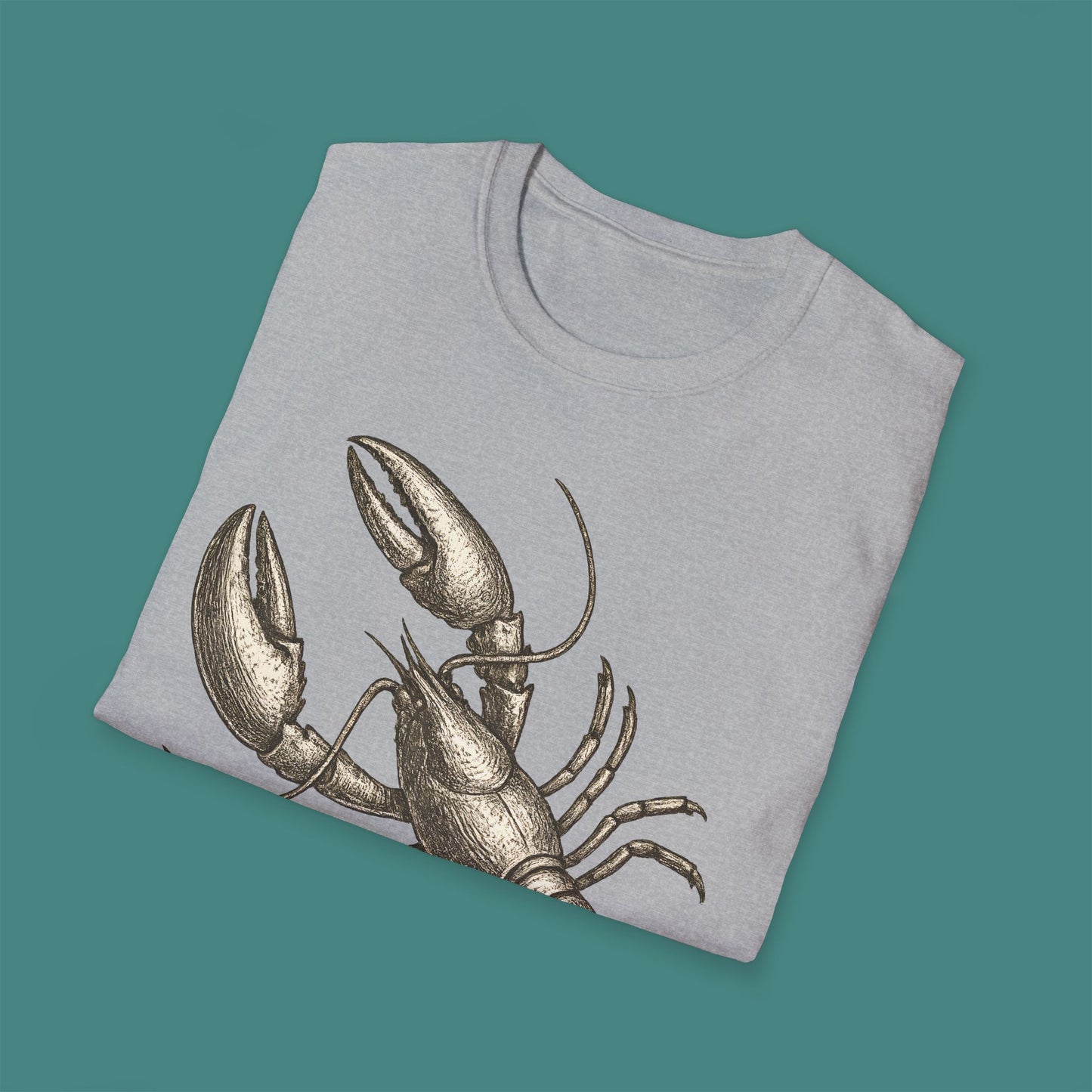 Vintage Etching Lobster Unisex T-Shirt