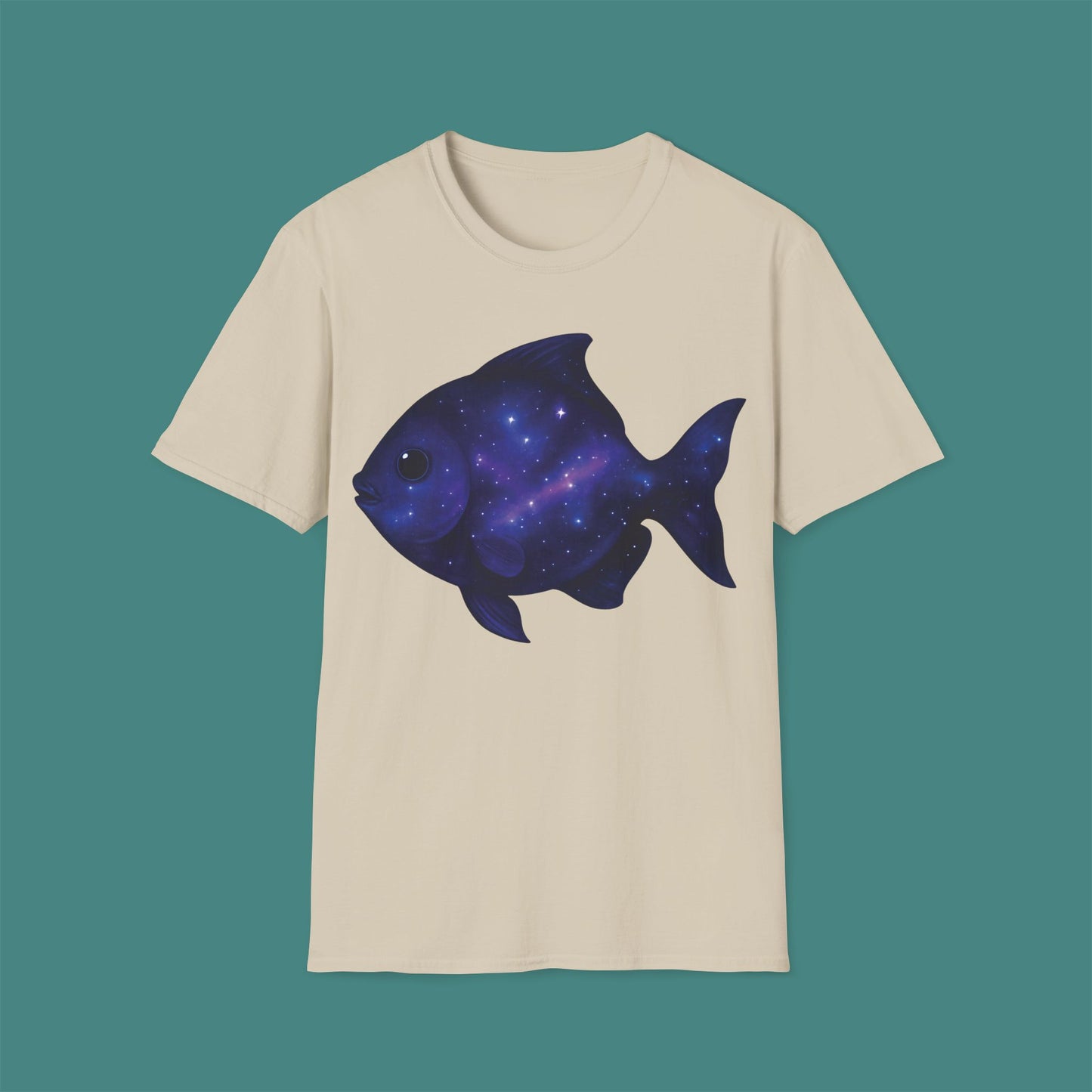 Cosmic Galaxy Fish Unisex T-Shirt