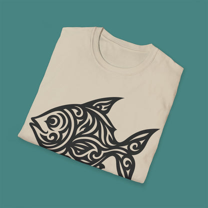 Tribal Tattoo Fish Unisex T-Shirt